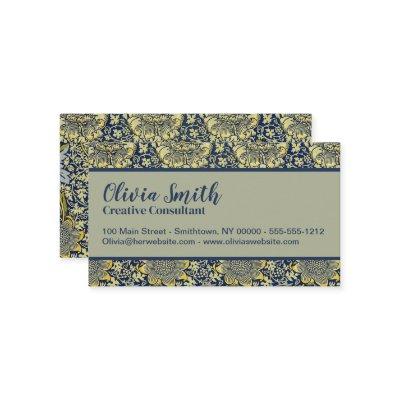 William Morris Kennet Floral Wallpaper Blue