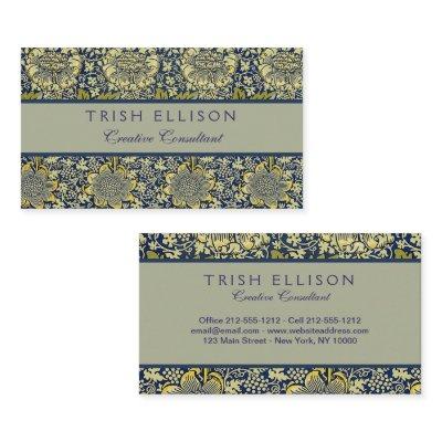 William Morris Kennet Floral Wallpaper Blue