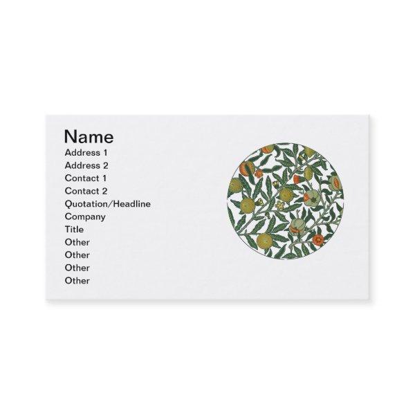 William Morris Pomegranate Blue Colorful Wallpaper