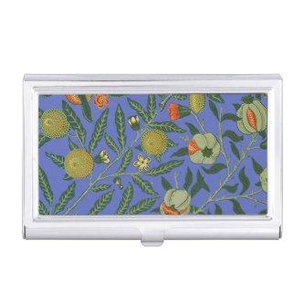 William Morris Pomegranate Blue Colorful Wallpaper Case For