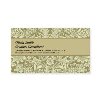 William Morris Sunflower Green Flower