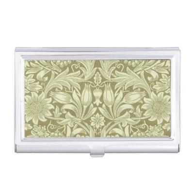 William Morris Sunflower Green Flower   Case