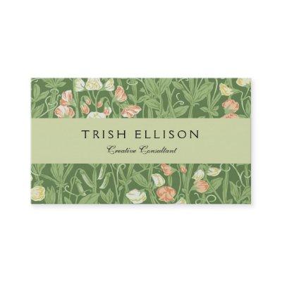 William Morris Sweet Pea Floral Design