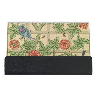 William Morris Trellis Classic Wallpaper Design  Desk  Holder