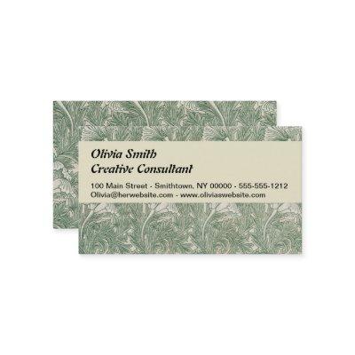 William Morris tulip wallpaper textile green