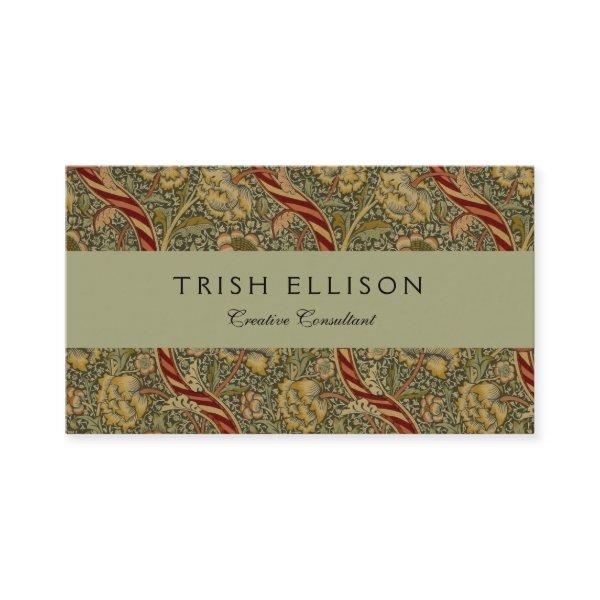 William Morris Wandle English Floral Damask Design