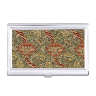 William Morris Wandle English Floral Damask Design  Case