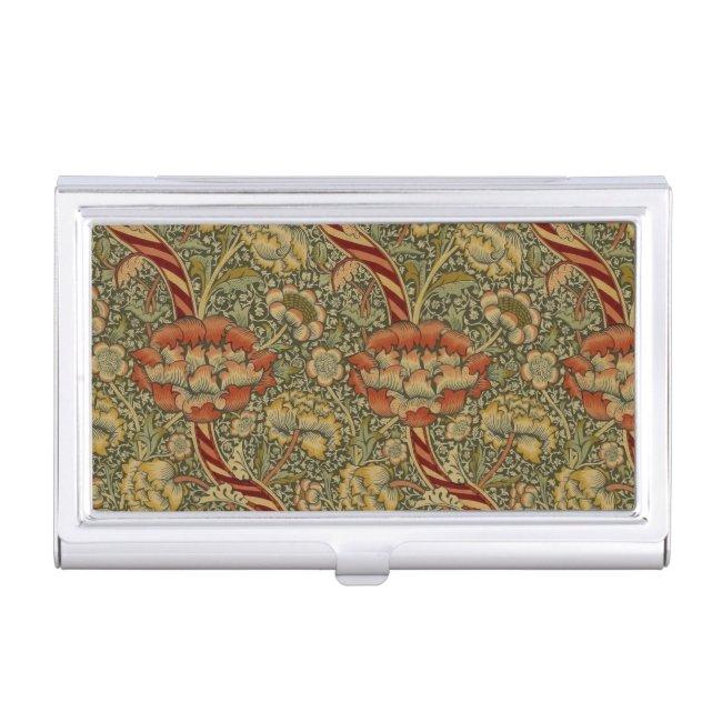 William Morris Wandle English Floral Damask Design Case