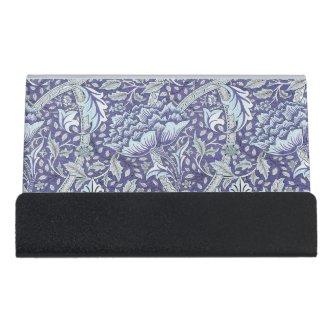 William Morris Windrush blue floral flowers Desk  Holder