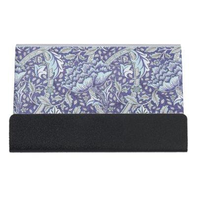 William Morris Windrush blue floral flowers Desk  Holder