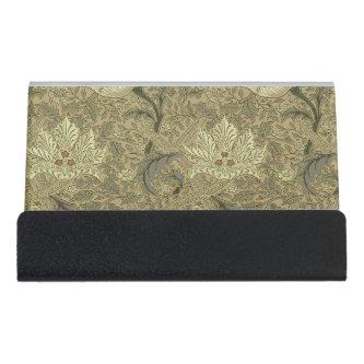 William Morris Windrush Wallpaper Pattern Desk  Holder