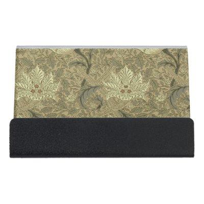 William Morris Windrush Wallpaper Pattern Desk  Holder