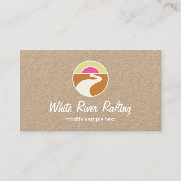 Winding River Horizon Nature Logo
