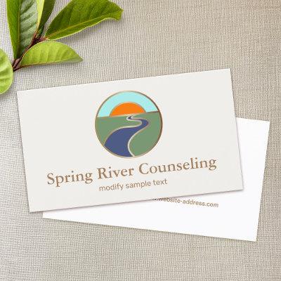 Winding River Sunset Horizon Counselors Logo