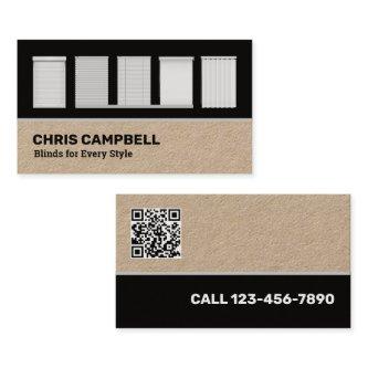 Window Blinds Custom QR Kraft