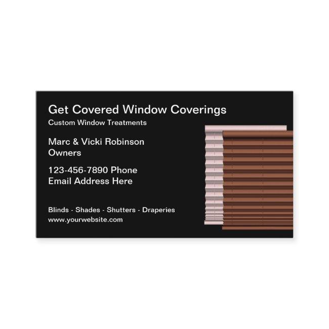 Window Blinds theme Calling Cards"