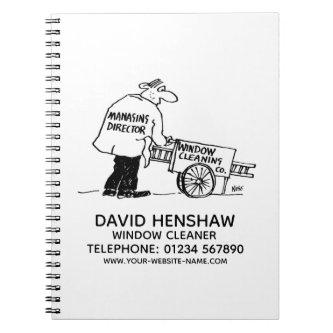Window Cleaner or Window Cleaning Notebook