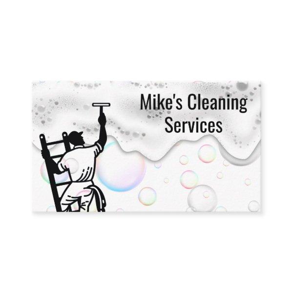 Window Cleaner | Soap Bubble Suds