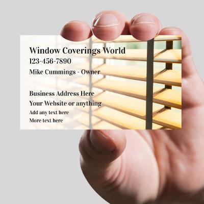 Window Coverings And Blinds