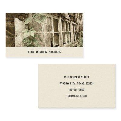 Window Installation Old Beige Vintage Rustic