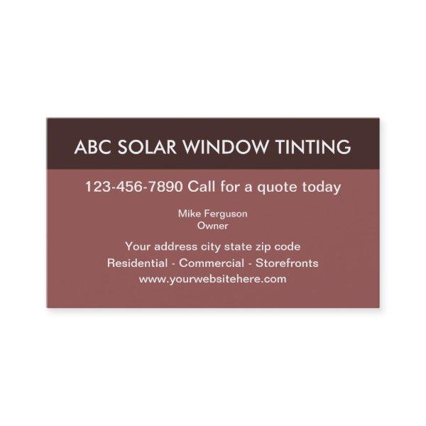 Window Tinting
