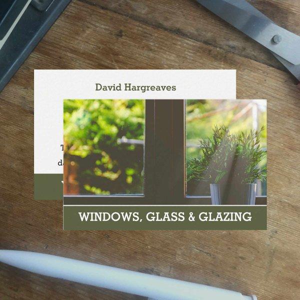 Windows and Glazing Calling Card.