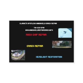 Windshield Repair & Headlight restoration business