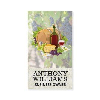 Wine Barrel Chees Grapes