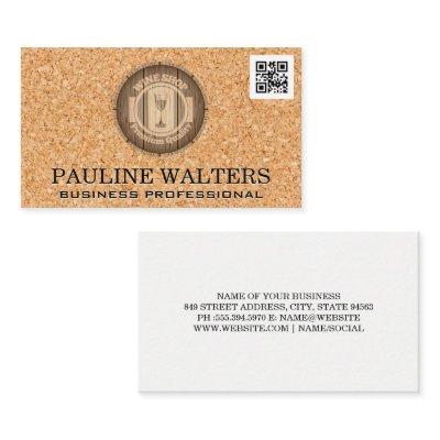Wine Barrel | Cork | qr code