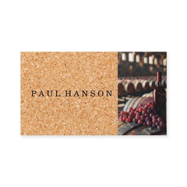 Wine Barrels | Grapes | Bottle | Cork