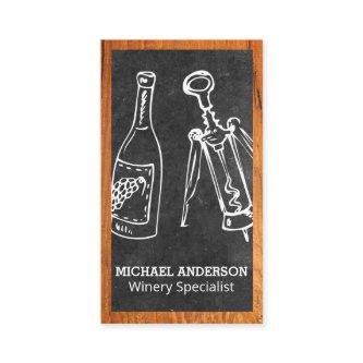 Wine Bottle and Cork Opener | Winery