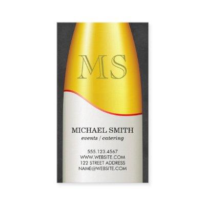 Wine Bottle Monogram