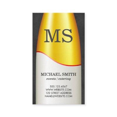 Wine Bottle Monogram