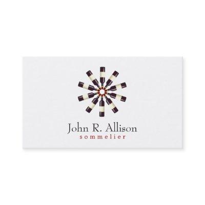 Wine Bottle Wheel Sommelier Simple