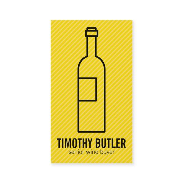 Wine Bottle | Yellow 2