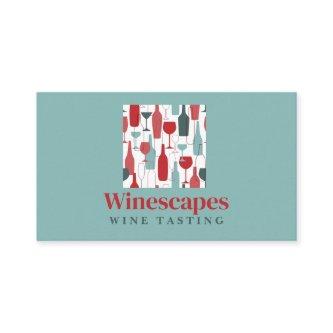 Wine Bottles and Glasses | Vineyard | Winery