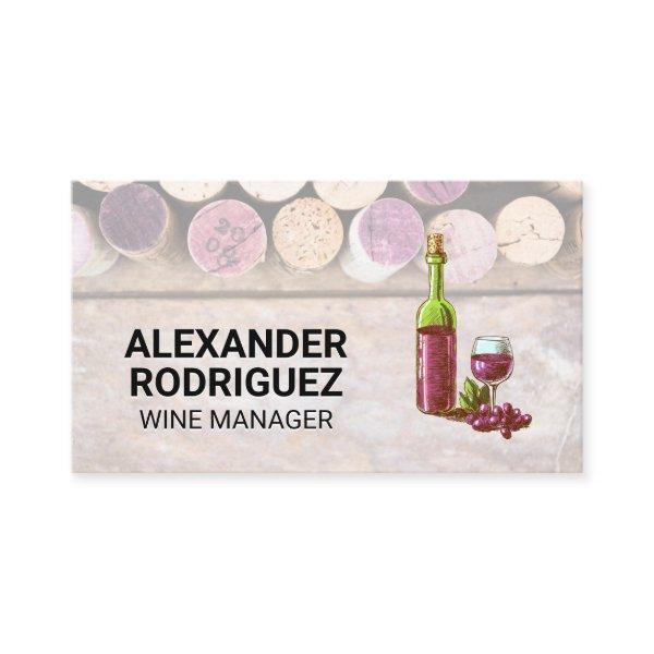 Wine Corks on Wooden Table | Wine Bottles