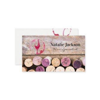 Wine Corks | Wine Glass and Stain