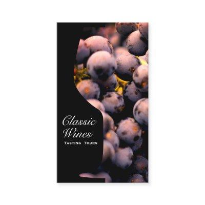 Wine Glass | Counter-space | Grapes on Vine