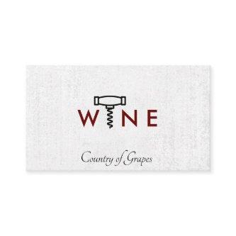 Wine Glass Logo | Corkscrew Somelier