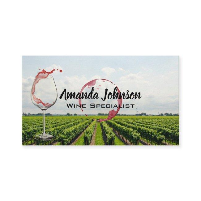 Wine Glass Pour | Vineyard