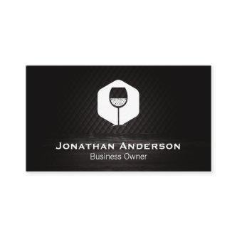 Wine Glass Stylish Logo | Winery