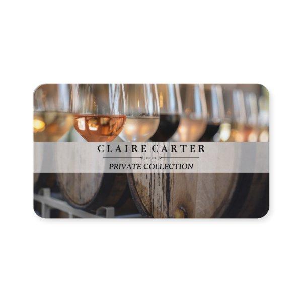 Wine Glass Tasting | Wine Barrels