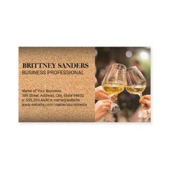 Wine Glass Toast | Cork Texture