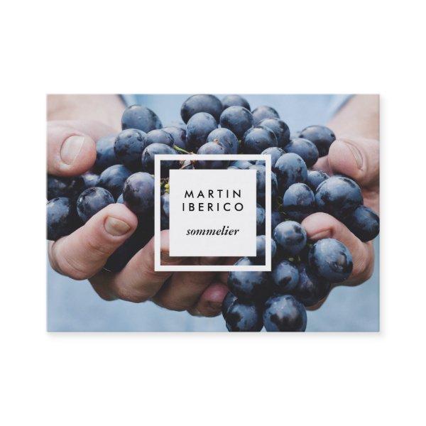 Wine Grapes Sommelier or Vintner