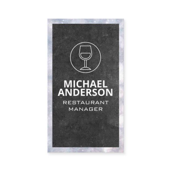 Wine Icon | Rock Background