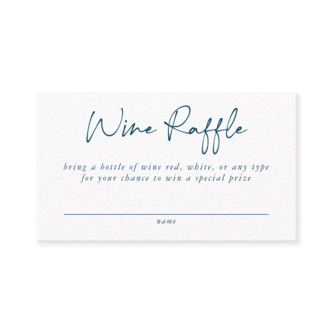 Wine Raffle Enclosure Card