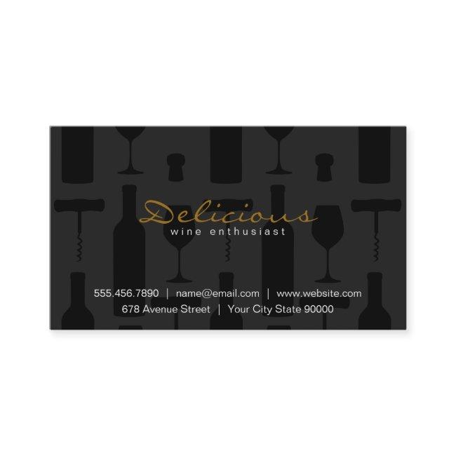 Wine Set | Black on Black