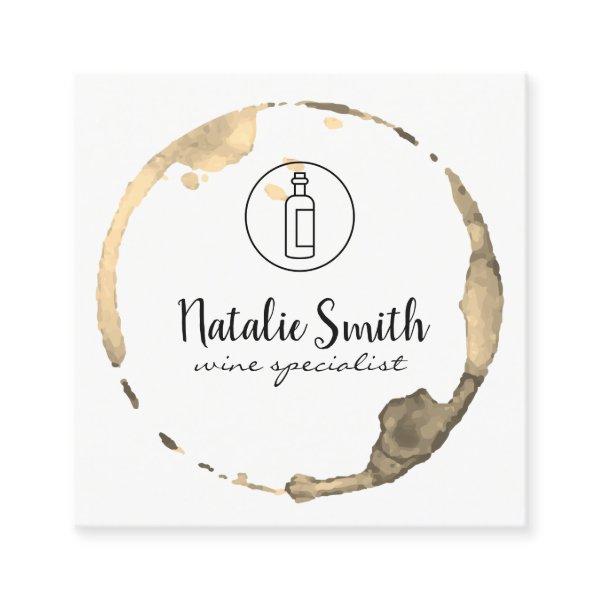 Wine Stain (wine bottle) Square