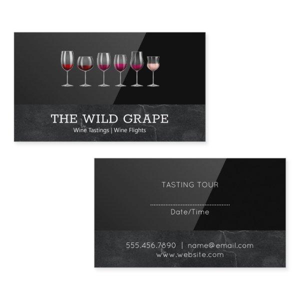 Wine Tastings | Marble | Black High Gloss